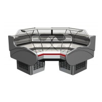 Витрина холодильная Эллада УВ 90 б/у (с подтоварником) (2360x1305x1190) ICEBERG