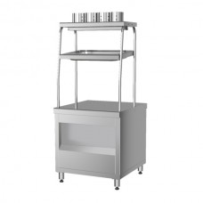 Прилавок для столовых приборов ППСХ6 (630x675x1420) МХМ