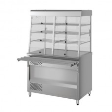 Витрина прилавок ПВХЭ11 (1120x705x1720) МХМ