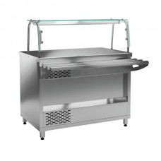 Витрина прилавок ПВХЭ110 (1120x1030x1244) МХМ