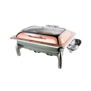 Чафинг-диш CP-CHD016RG (розовое золото) (440x580x305) CRAZY PAN