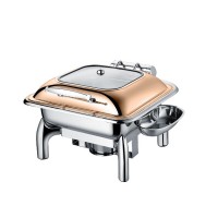 Чафинг-диш CP-CHD017RG (розовое золото) (450x475x425) CRAZY PAN