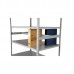 Стеллаж офисный MS Standart 150KD/75x40/4 (1450x750x400) PROMET